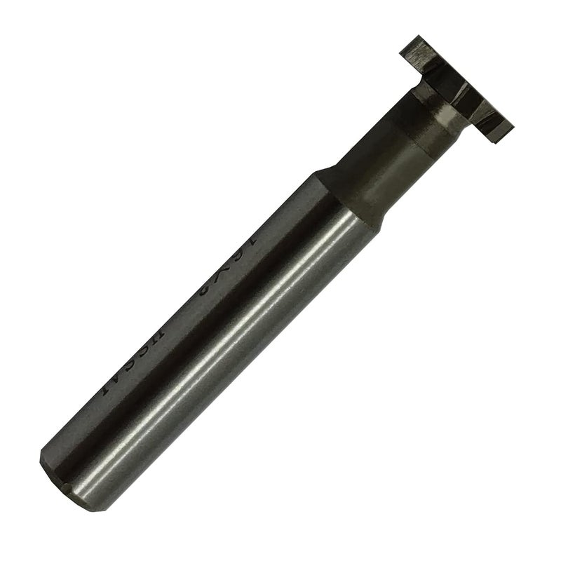 NACX HSS-AL T Slot End Mill Milling Cutter， High-Speed Steel Woodruff Keyseat Cutter, Half Round Keyway Milling Cutter， Straight Shank, 6 Flutes, 16mm x 3mm x 62mm - Image 1